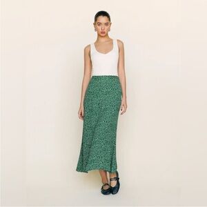 Reformation Bea Floral Midi Skirt